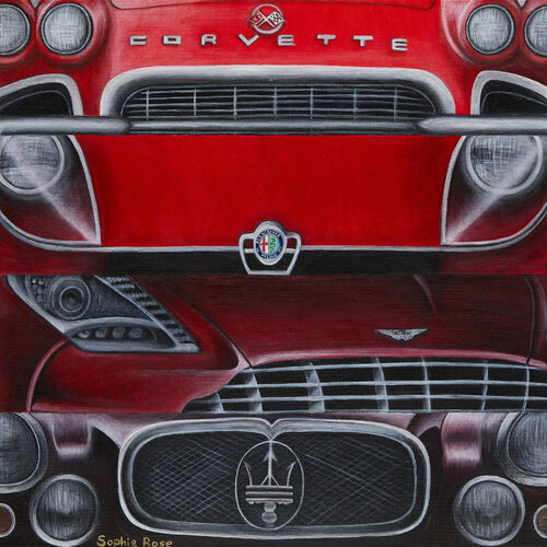 Seeing Red di Sophia Rose, Pittura in vendita su Singulart
