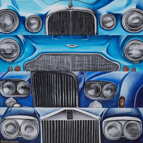 Blue Bloods di Sophia Rose, Pittura in vendita su Singulart