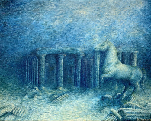 Azurite di Sophia Rose, Pittura in vendita su Singulart