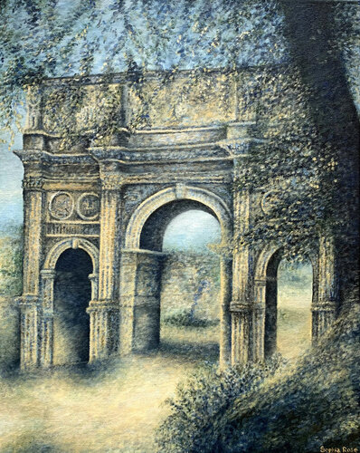 Parasol Pines di Sophia Rose, Pittura in vendita su Singulart
