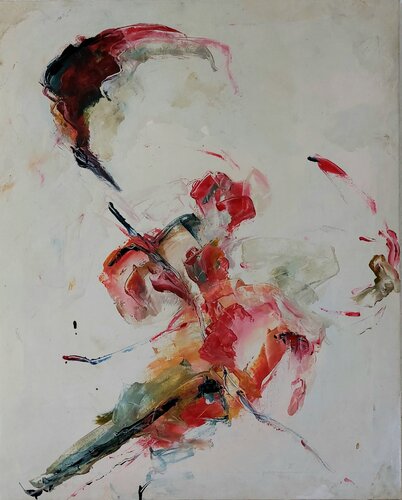 2022/05/08 (Samurai) van Maritta Weber, Schilderij te koop op Singulart
