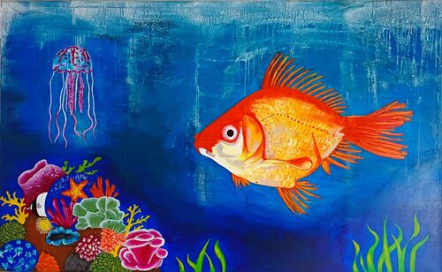Ocean di Eliana Sá, Pittura in vendita su Singulart