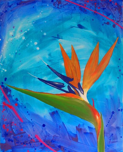 Paradise bird von Eliana Sá, Malerei kaufen auf Singulart