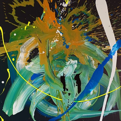Inside forest di Eliana Sá, Pittura in vendita su Singulart