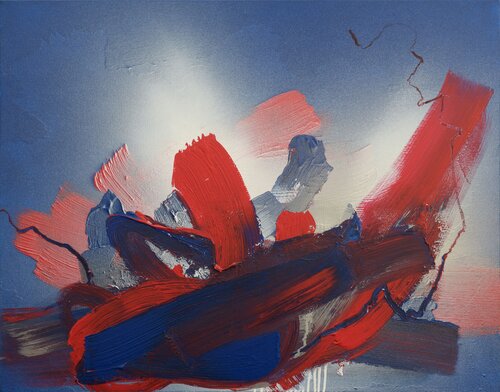 Deep blue di Eliana Sá, Pittura in vendita su Singulart