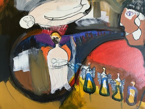 Ètude d’Europe. by Yan Santelli, Painting for Sale on Singulart
