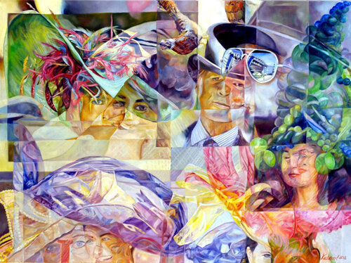 ASCOT von Elmar J Kuhnert, Malerei kaufen auf Singulart