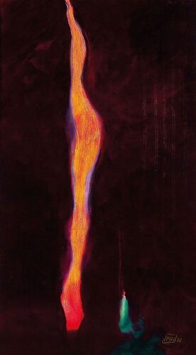 Der Riß - The crack van Elmar J Kuhnert, Schilderij te koop op Singulart