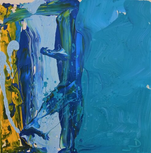 Ins Blaue by daniela steininger, 회화 for Sale on Singulart