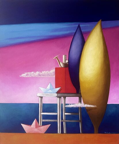 Nuovi orizzonti von Maria Carmen Salis, Malerei kaufen auf Singulart