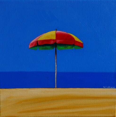 lonely on the beach Maria Carmen Salis