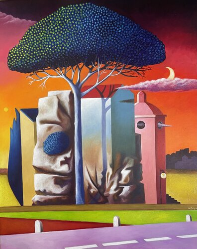 Metamorfosi di una roccia by Maria Carmen Salis, Painting for Sale on Singulart