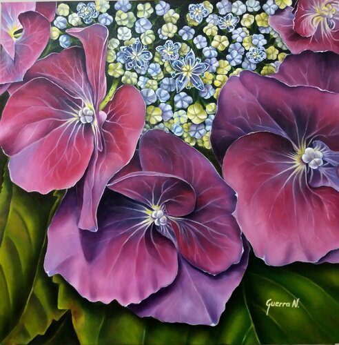 Génesis Magenta de Ligia Patricia Guerra Niño, Pintura a la venta en Singulart