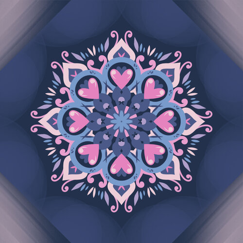 Dark Enchanted Petals by Panstels von Annisa Pane, Druck kaufen auf Singulart