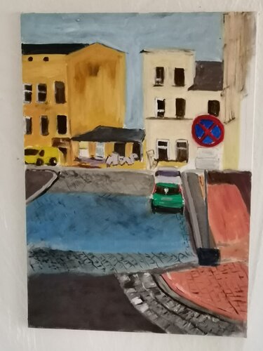 Stadtansicht Schwerin de Andreas Reis, Pintura a la venta en Singulart