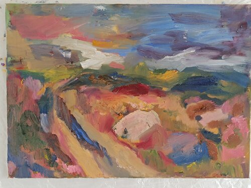 Landschaft by Andreas Reis, Painting for Sale on Singulart