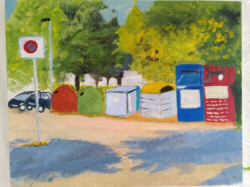 Stadtansicht van Andreas Reis, Schilderij te koop op Singulart