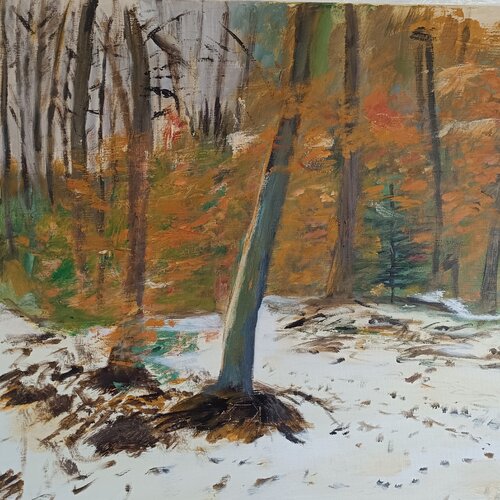 Winter von Andreas Reis, Malerei kaufen auf Singulart