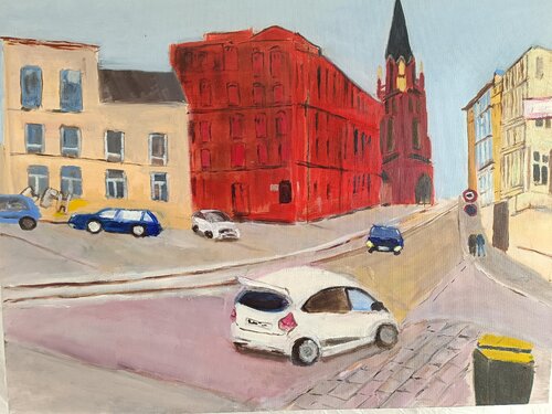 Stadtansicht di Andreas Reis, Pittura in vendita su Singulart