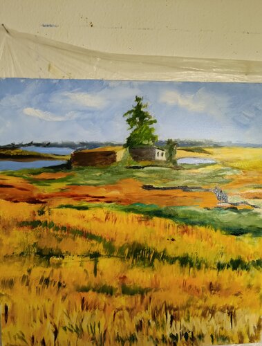 Blick auf die Wismarer Bucht bu van Andreas Reis, Schilderij te koop op Singulart