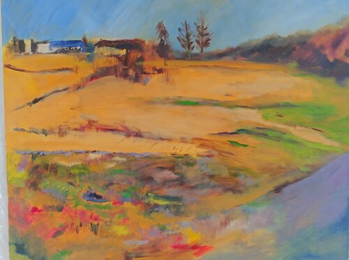 Landschaft im Ruhrpott von Andreas Reis, Malerei kaufen auf Singulart