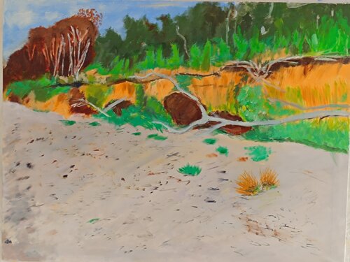 Ostseestrand by Andreas Reis, Painting for Sale on Singulart