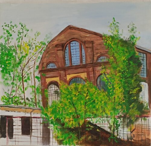 Zeche-stillgelegt di Andreas Reis, Pittura in vendita su Singulart