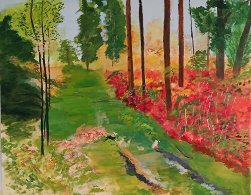 Frühling in Bayern de Andreas Reis, Pintura a la venta en Singulart