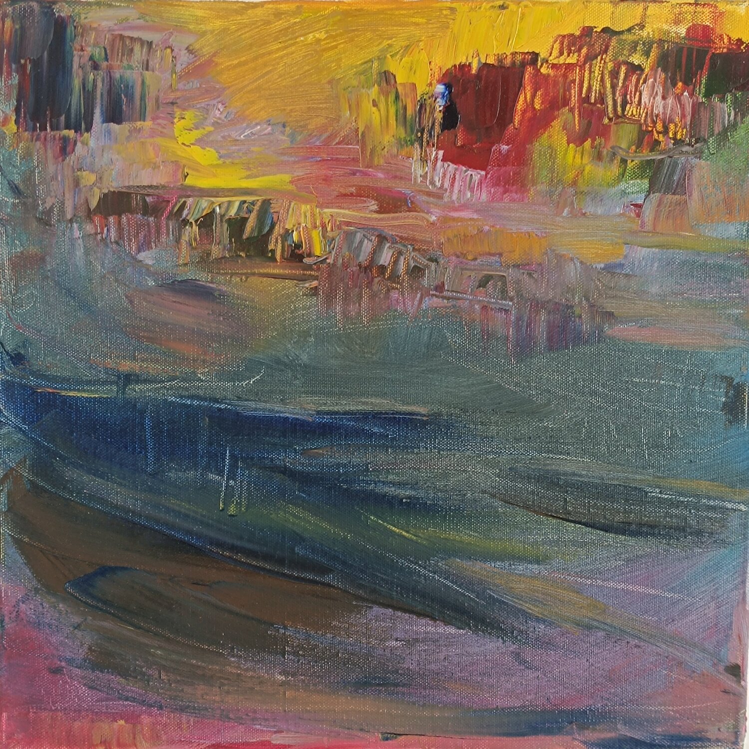 Abstrakte Landschaft Andreas Reis Pintura original en venta