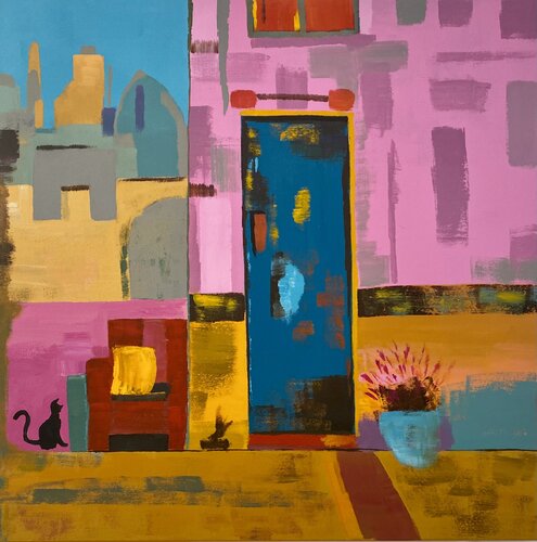 LA TERRAZA II di Pedro Pasquin, Pittura in vendita su Singulart