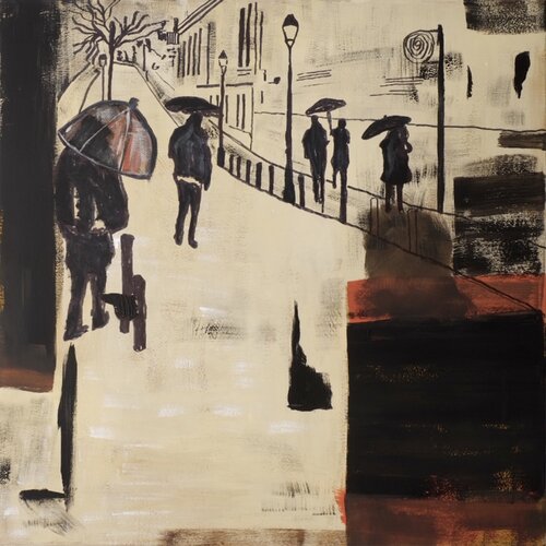 Lost in New York di Pedro Pasquin, Pittura in vendita su Singulart