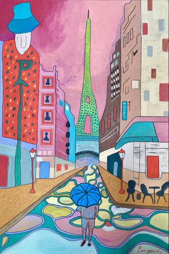 París di Pedro Pasquin, Pittura in vendita su Singulart