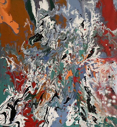 Pensamiento de una mente actual di Pedro Pasquin, Pittura in vendita su Singulart