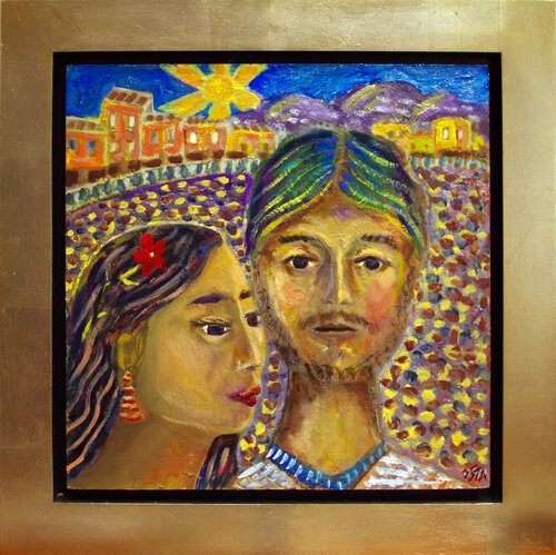 Young Couple in Oaxaca di Andrew Osta, Pittura in vendita su Singulart