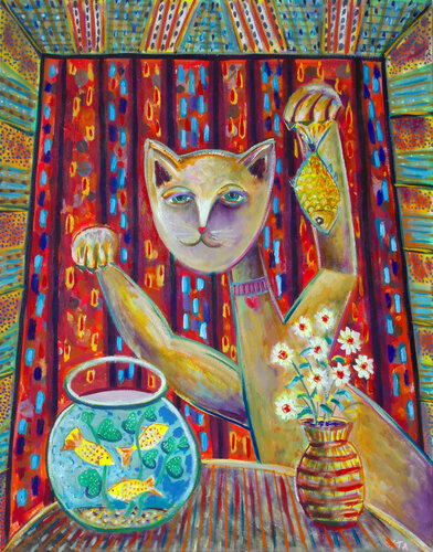 Catch of the Day di Andrew Osta, Pittura in vendita su Singulart