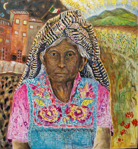 Oaxaca Grandmother van Andrew Osta, Schilderij te koop op Singulart