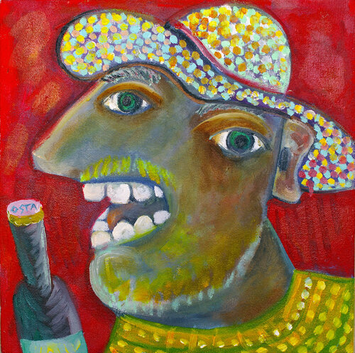 Drunk Mexican di Andrew Osta, Pittura in vendita su Singulart