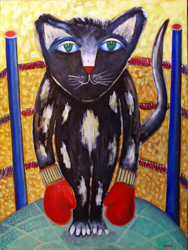 In the Blue Corner by Andrew Osta, Painting for Sale on Singulart