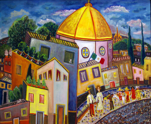 The Mexican Parade von Andrew Osta, Malerei kaufen auf Singulart