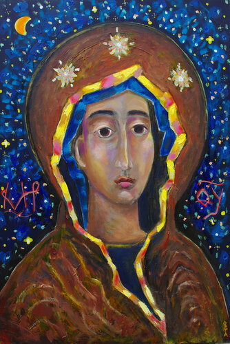Theotokos of Ukraine de Andrew Osta, Pintura a la venta en Singulart