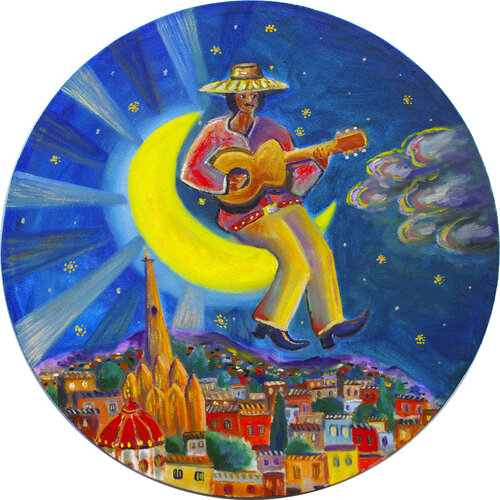Moon Mariachi di Andrew Osta, Pittura in vendita su Singulart
