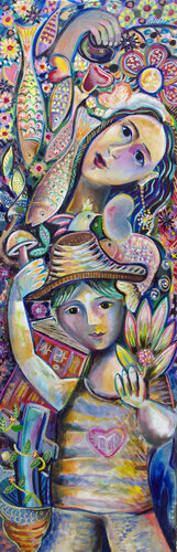Woman and Child von Andrew Osta, Malerei kaufen auf Singulart