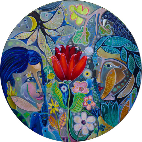 Lotus Birds Andrew Osta