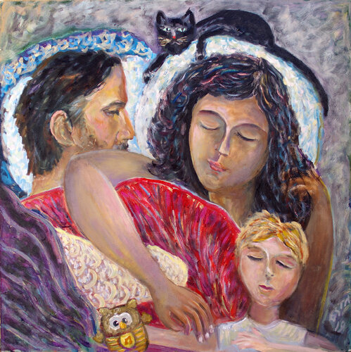 Artist's Family by Andrew Osta, Painting for Sale on Singulart