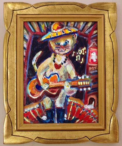 Will Sing For Food by Andrew Osta, 油畫 for Sale on Singulart