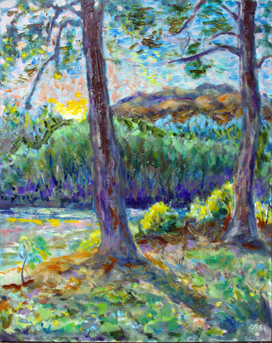 Puebla Lake by Andrew Osta, Painting for Sale on Singulart