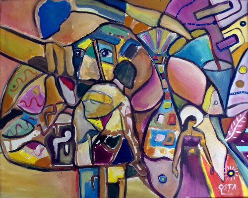 Exploring The Marriage of Reason and Squalor, II by Frank Stella