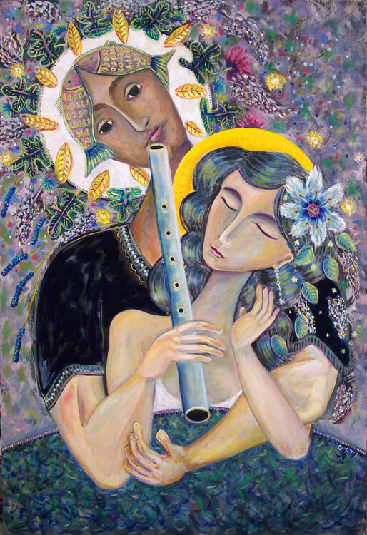 Lovers with Flute Andrew Osta