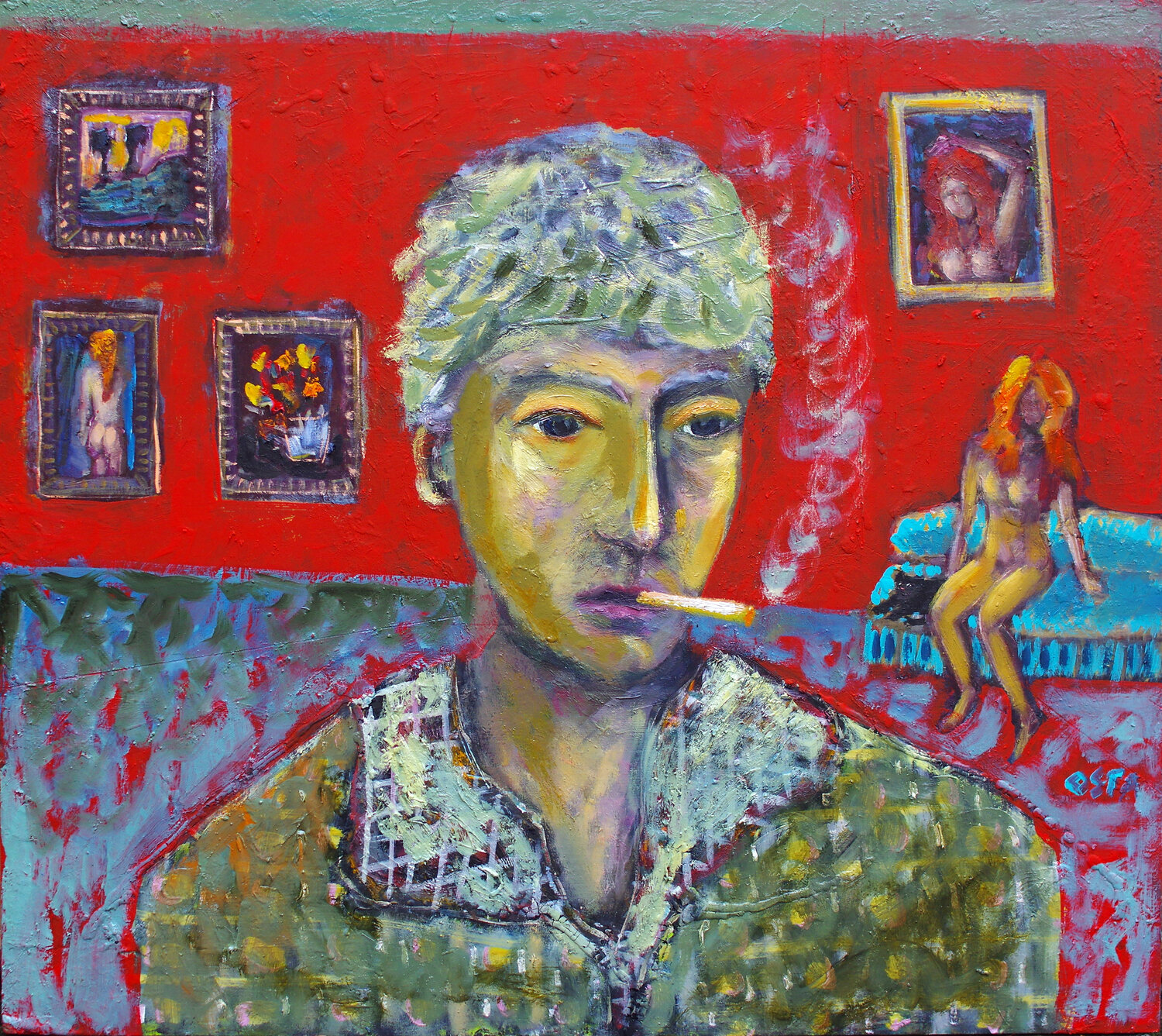 Red Artist (E.C. Bell) Andrew Osta