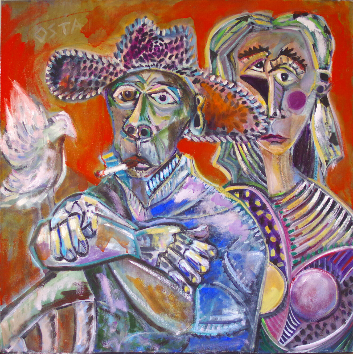 Picasso and Model Andrew Osta